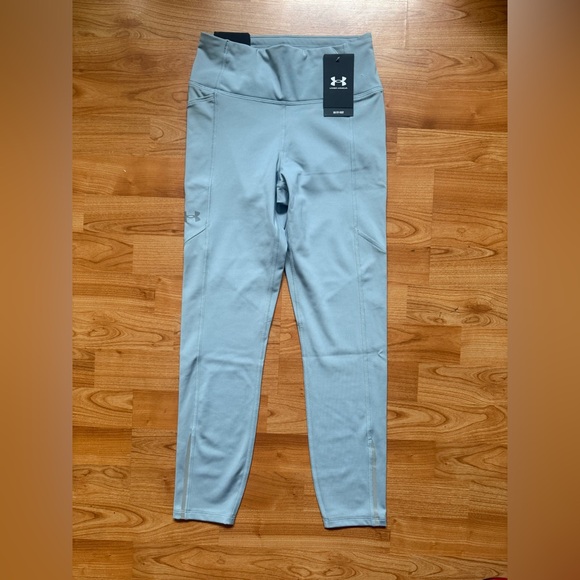 Under Armour Women’s Size S UA Fly-Fast Ankle High Rise Blue New Tight Leggins - Picture 5 of 16